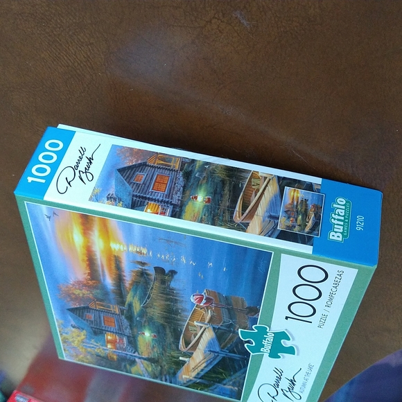 Darrell Bush puzzle. Autumn At The Lake. 1000 pieces - Picture 2 of 3